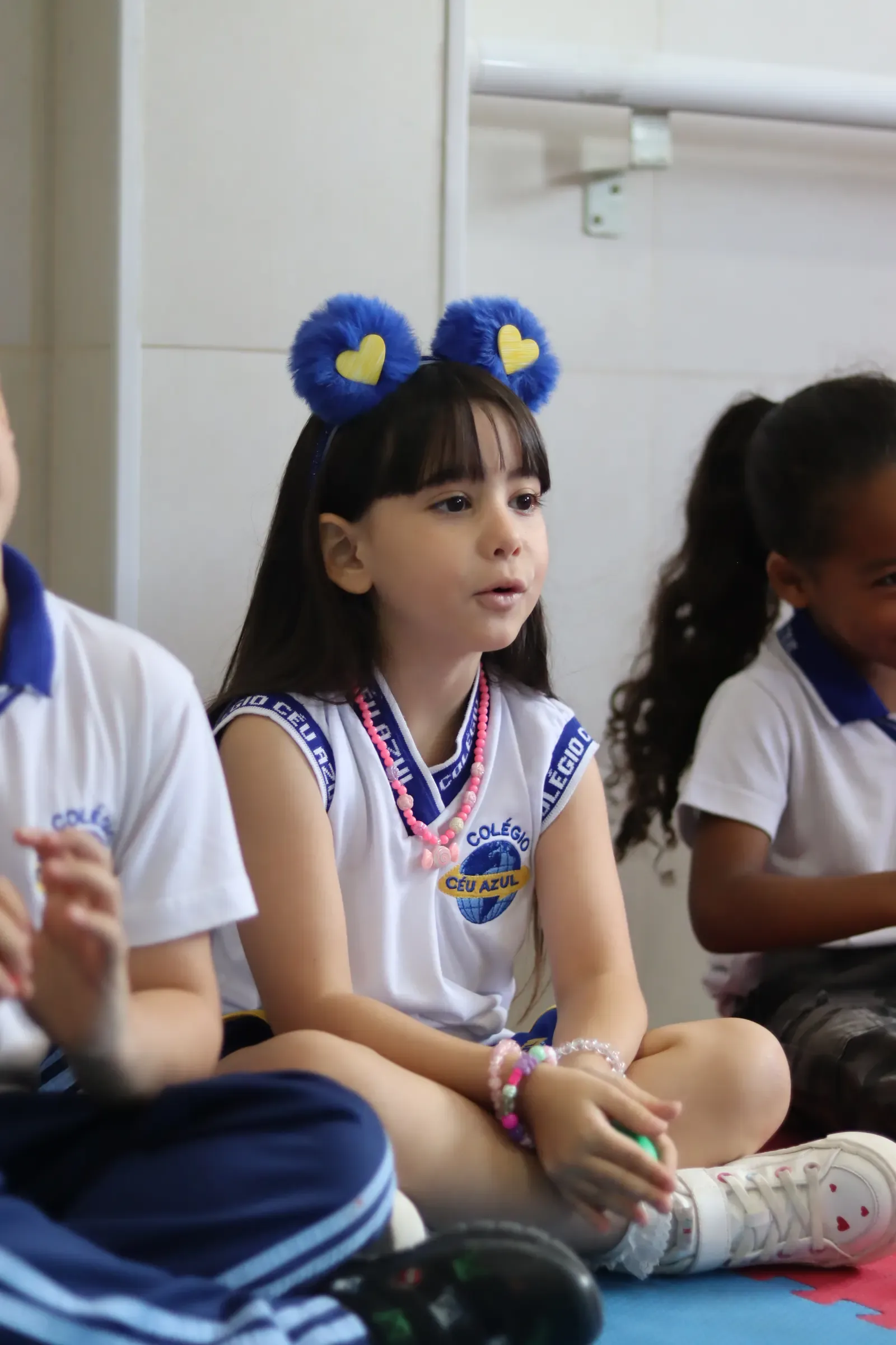 Crianças da Educação Infantil em atividade