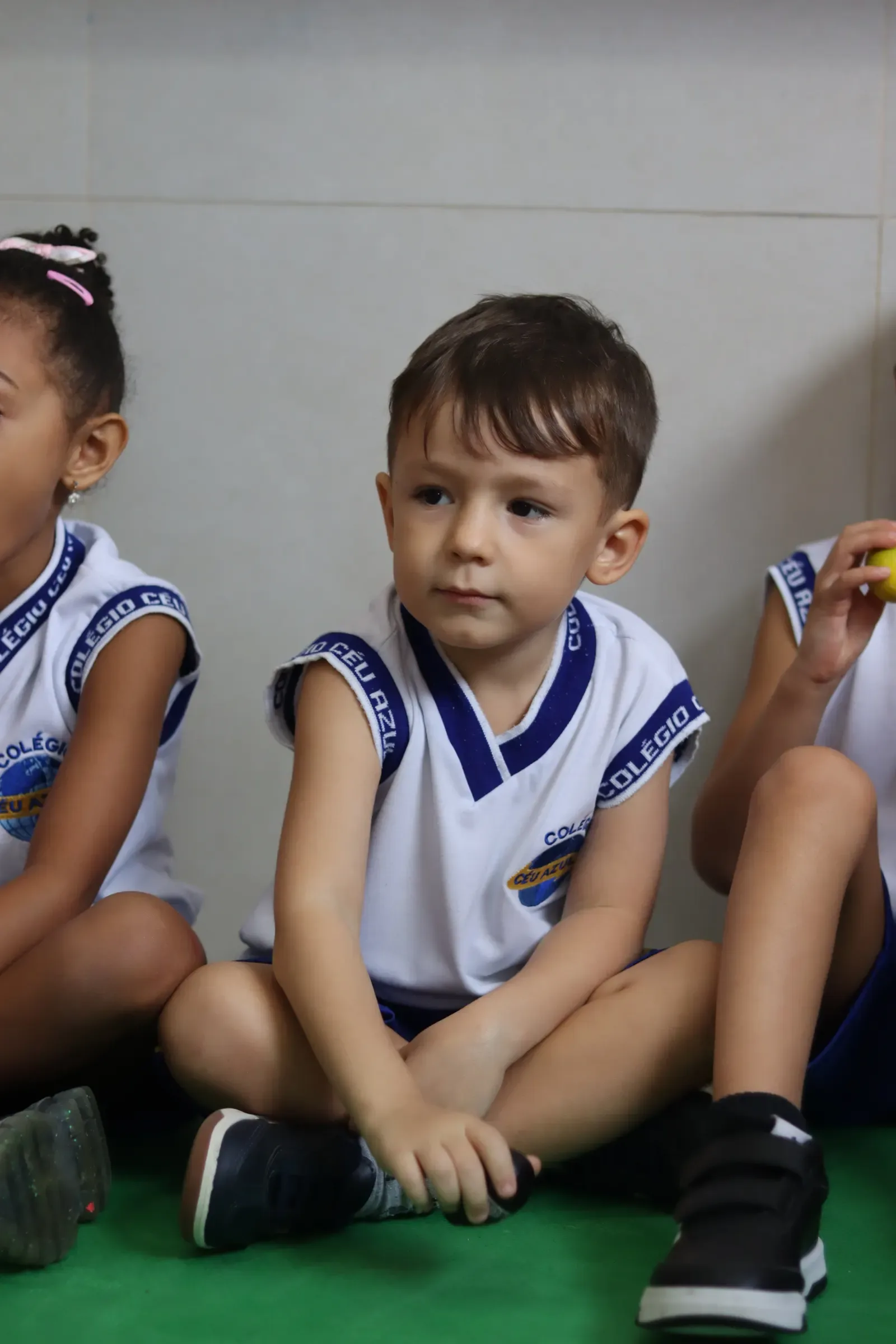 Crianças da Educação Infantil em atividade